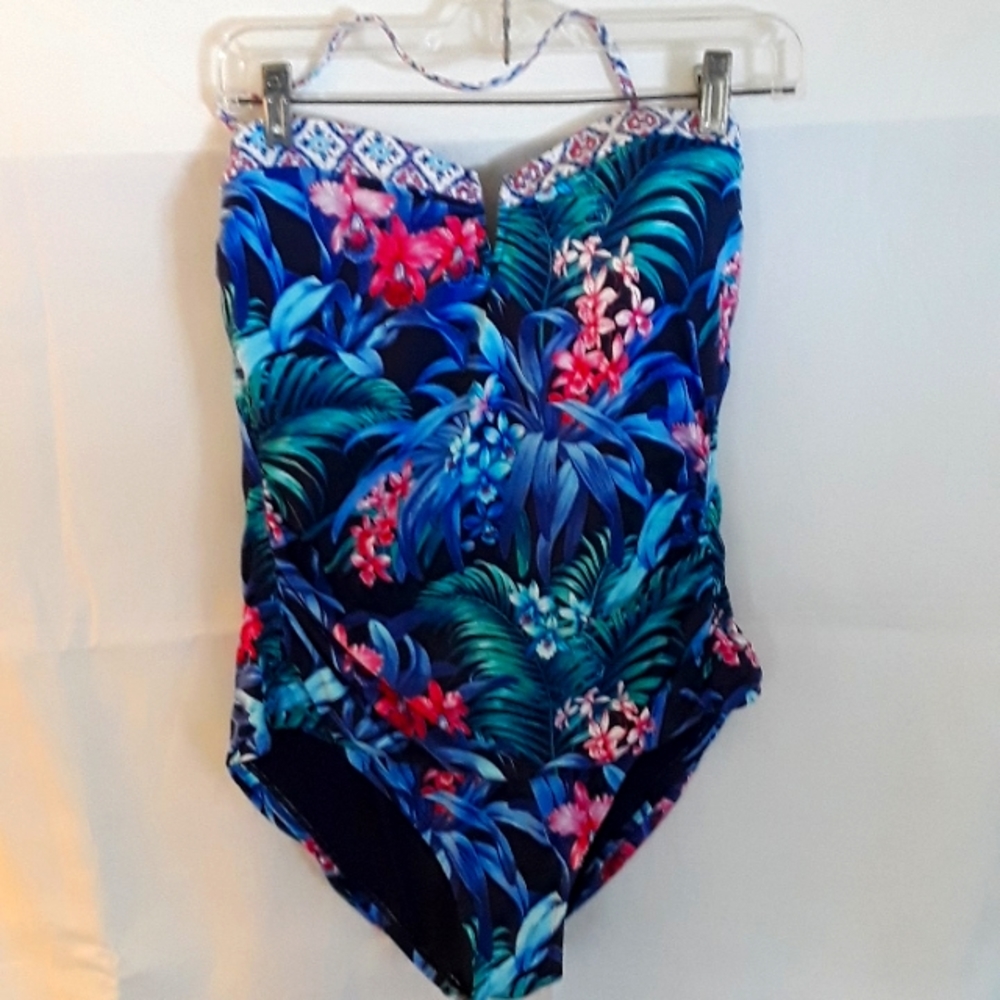TB Flowered Swimsuit